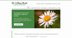 Desktop Screenshot of drgillianbush.com